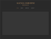 Tablet Screenshot of alexiaosbornedesign.com